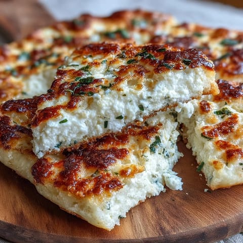 Warm Fluffy Cottage Cheese Flatbread wrapped around a crisp salad, perfect for lunch.
