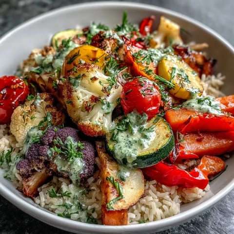 Rainbow Roasted Vegetable Bowl