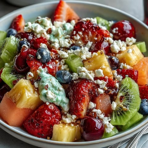 Rainbow Fruit Table with Coconut Whipped Cream on a colorful platter, arranged in vibrant layers for a stunning, healthy dessert centerpiece.