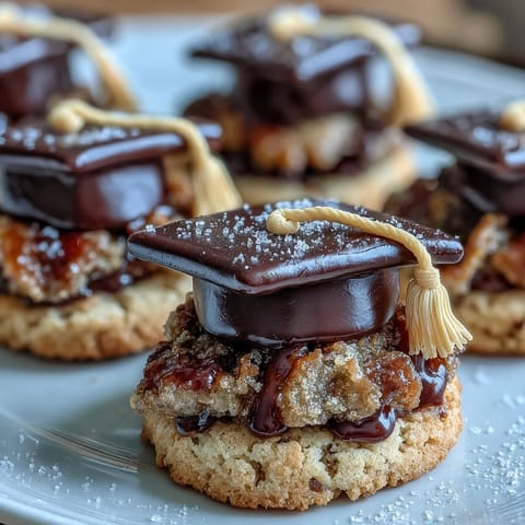 Festive graduation cap cookies decorated with smooth black royal icing and bright yellow candy tassels, perfect for celebrating academic milestones.