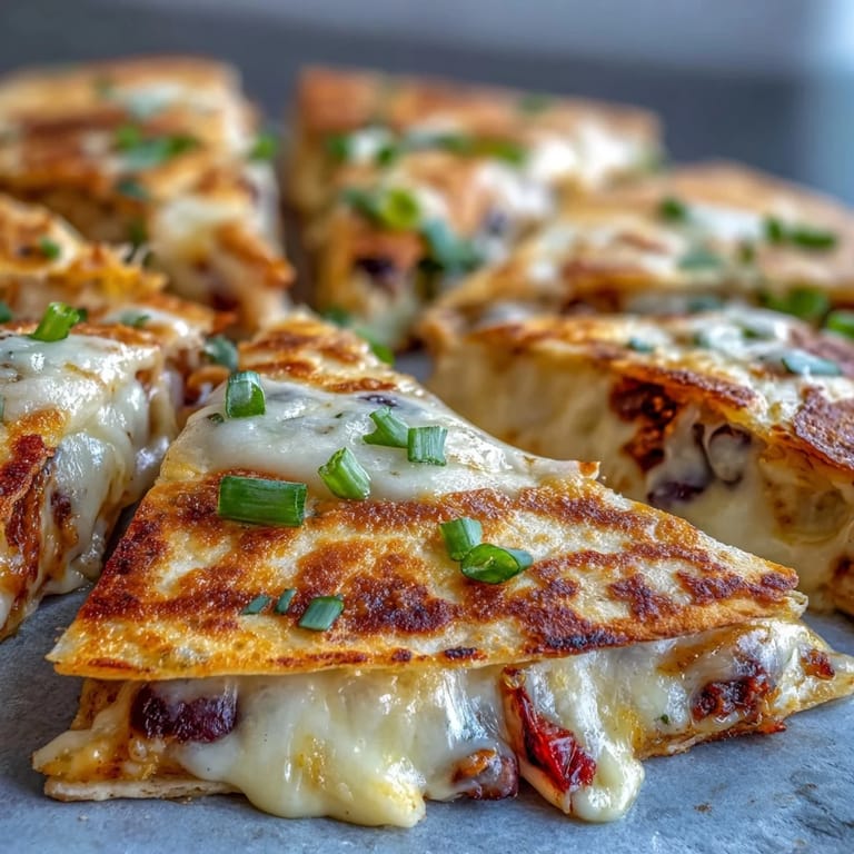 A vibrant Blooming Quesadilla Ring filled with black beans and bell peppers, paired with avocado slices for a party appetizer.