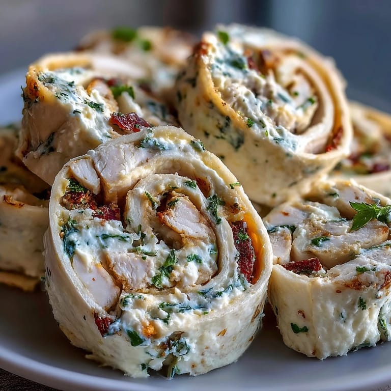 Delicious turkey, cheese, and spinach tortilla pinwheels arranged on a platter, perfect for lunchboxes, picnics, or quick protein-packed snacks.